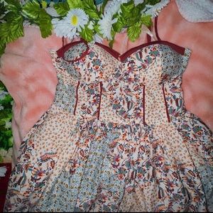 Flower print mini dress🌻